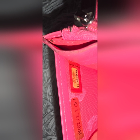 Chanel Black W/ Hot Pink Interior Cambon Long Wallet (EUC)(READ DESCRIPTION) - Picture 3 of 16